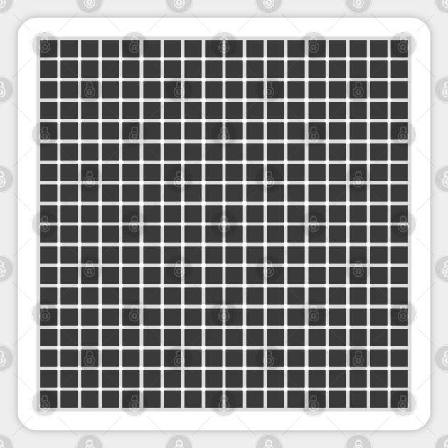 Scintillating Grid Illusion Sticker by Roufxis